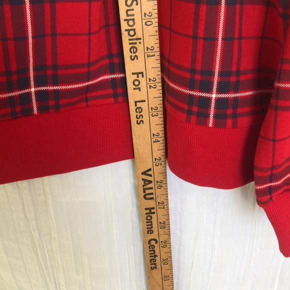 H&M DIVIDEND sz L Buffalo Plaid sweatshirt NWT & MEMBERS MARK blk sz L leggings - Picture 13 of 14